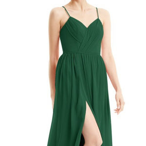 Azazie Cora Dark Green Bridesmaid Dress w/ Pockets